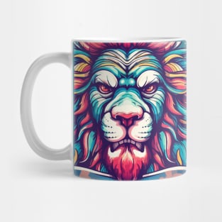 Colorful Lion Mug